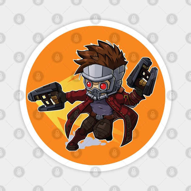 Starlord Chibi Magnet by Xar623